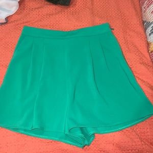 Dressy green shorts